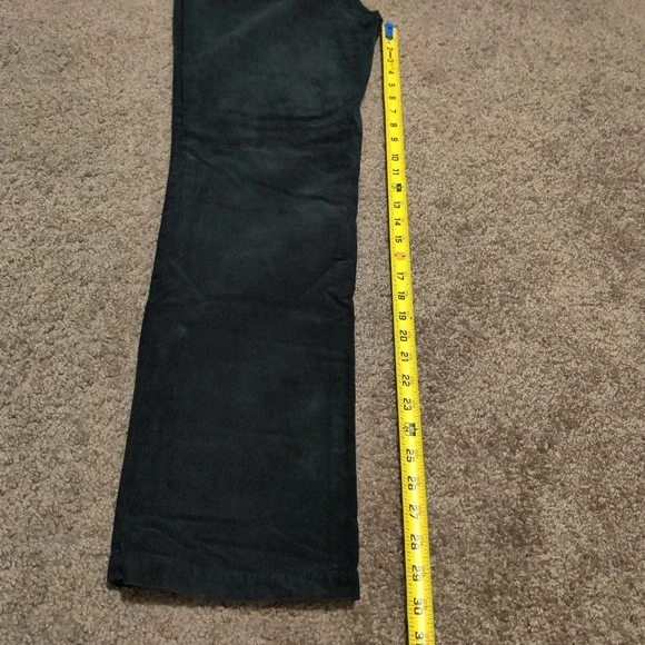 J. CREW Matchstick Women's Size 30 S Black Corduroy Mid Rise Jeans 33 x 30 - Picture 8 of 8